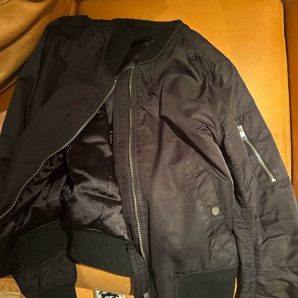 Top Shop Black Bomber